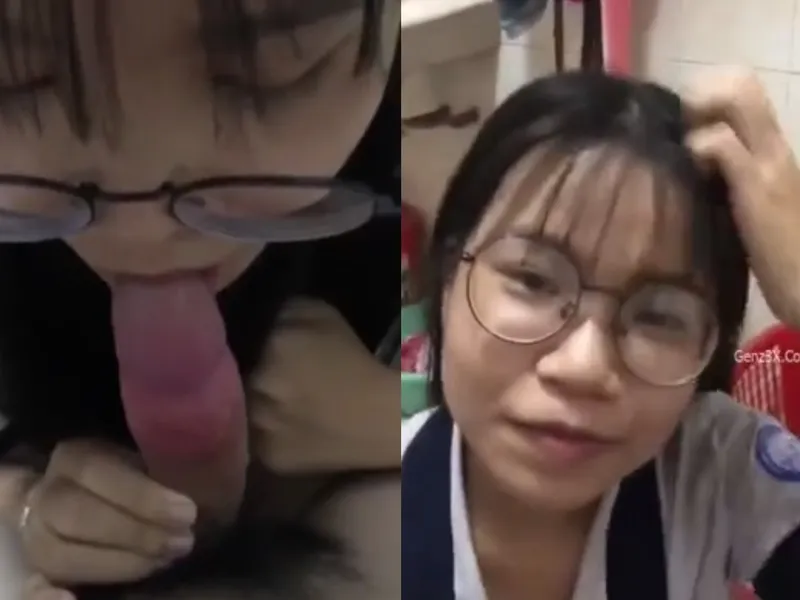 "mày mút mạnh đi tao sắp ra rồi", em xinh liếm củ khoải cho thằng bạn thân